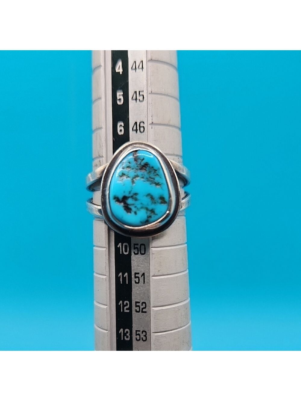 Kingman Nugget Turquoise Sterling Silver Ring